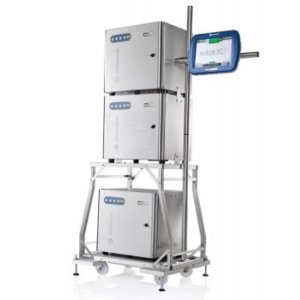 Codificadora e impresora Ax550i para impresión en cajas